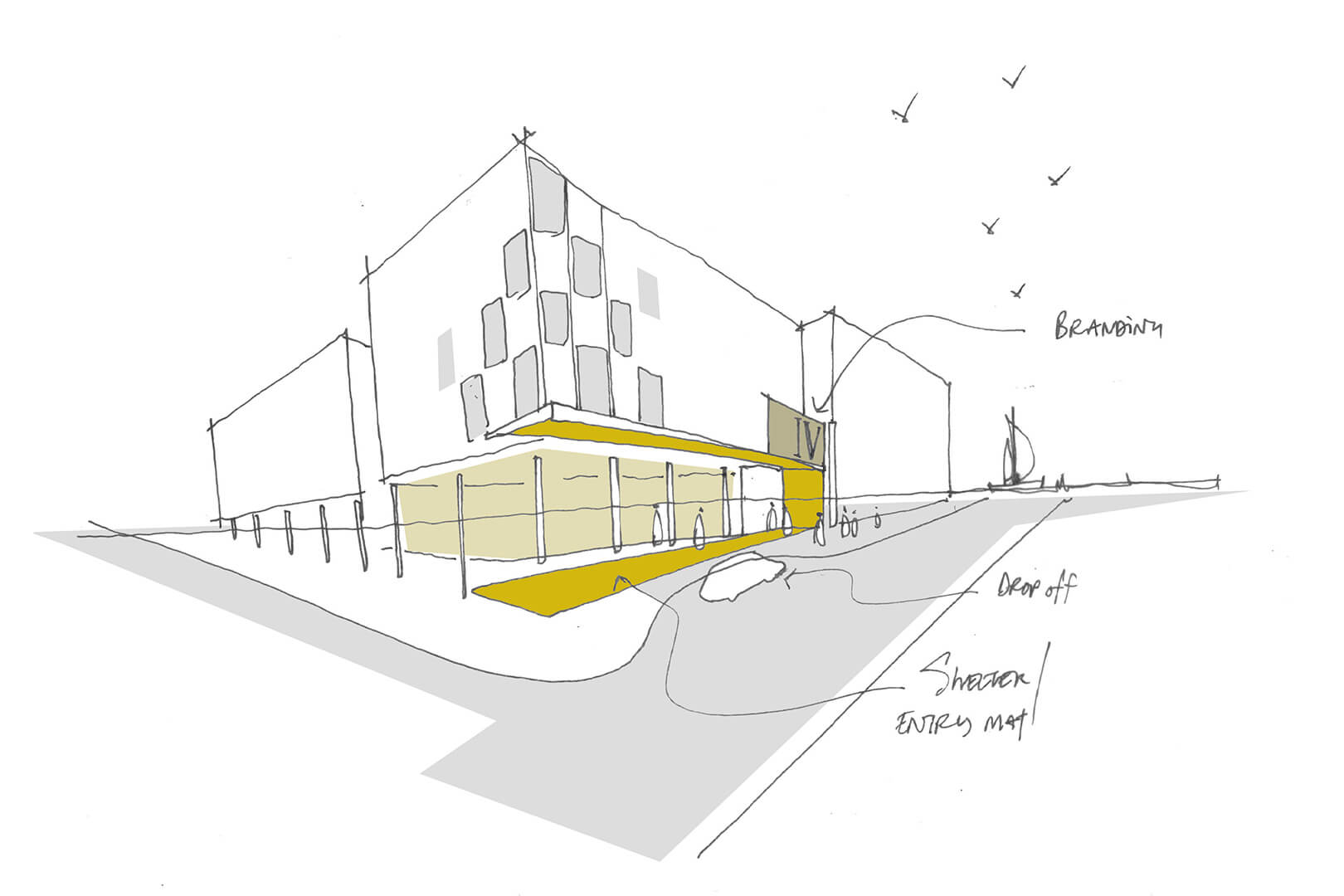 Bloodstone Project Plus Architecture Concept Sketch