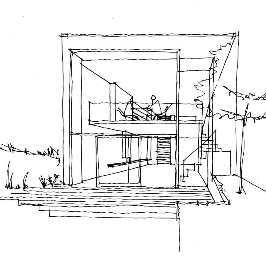Plus Architecture Newbridge Avenue sketch