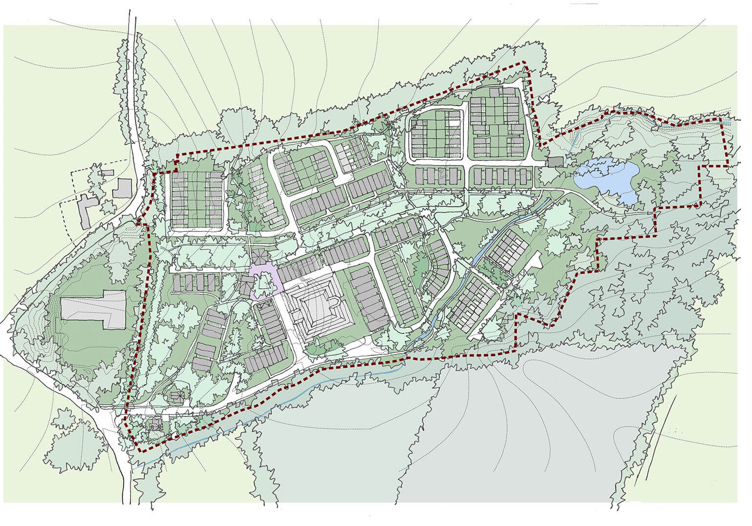 Fernhurst Park Render Site Plan